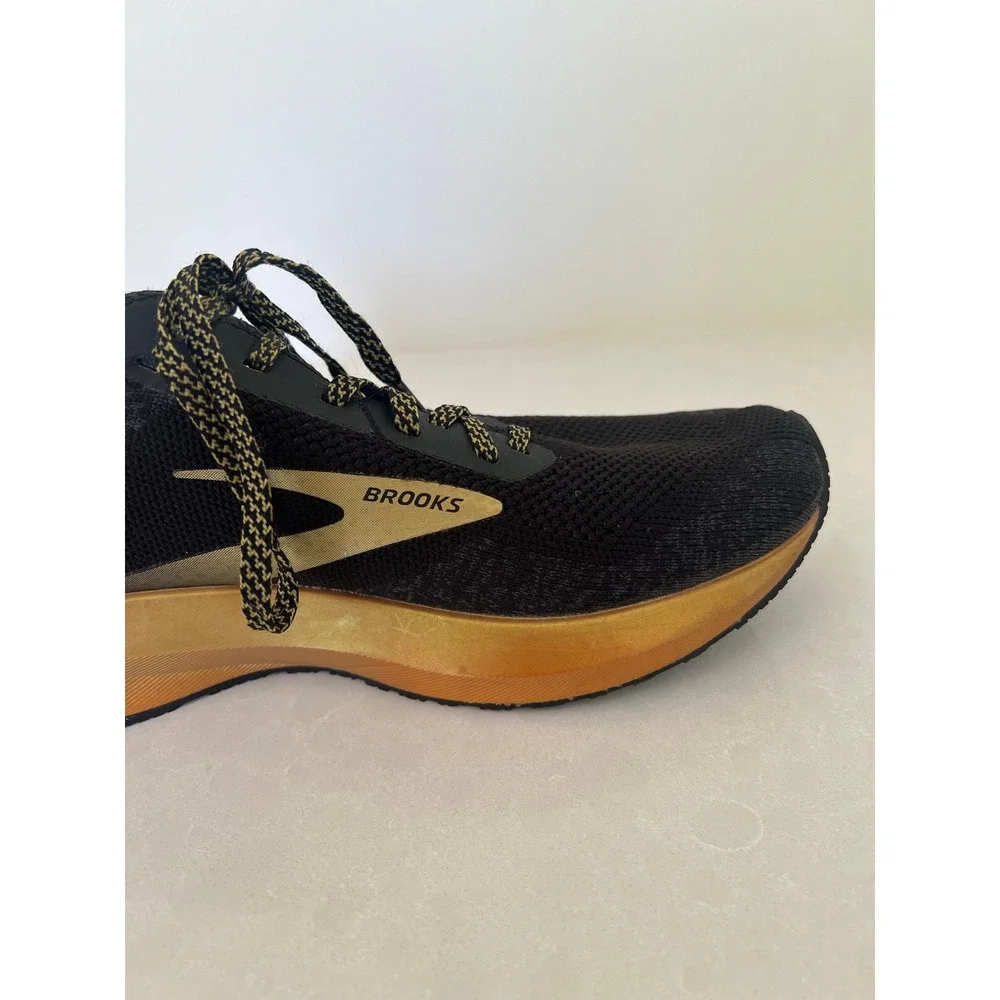 Brooks Levitate 4 Running Sneaker Womens 8.5 Black Gold Trail‎ Runner Athletic